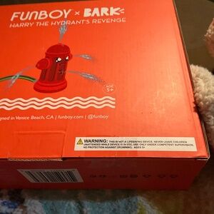 Funboy x Bark Inflatable Sprinkler Harry The Hydrant's Revenge 21" x 37" Dog Toy